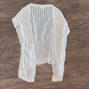 MOSSIMO SUPPLY CO CREAM KNIT CARIDGAN
